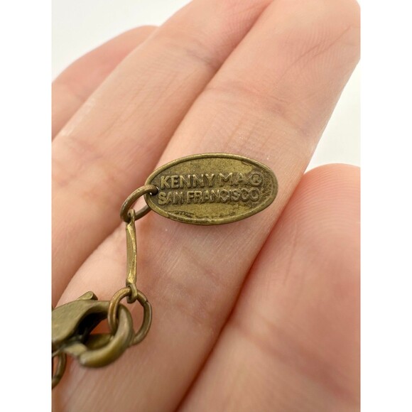 Kenny Ma San Francisco rhinestone cross Necklace 16.5” - Picture 4 of 4